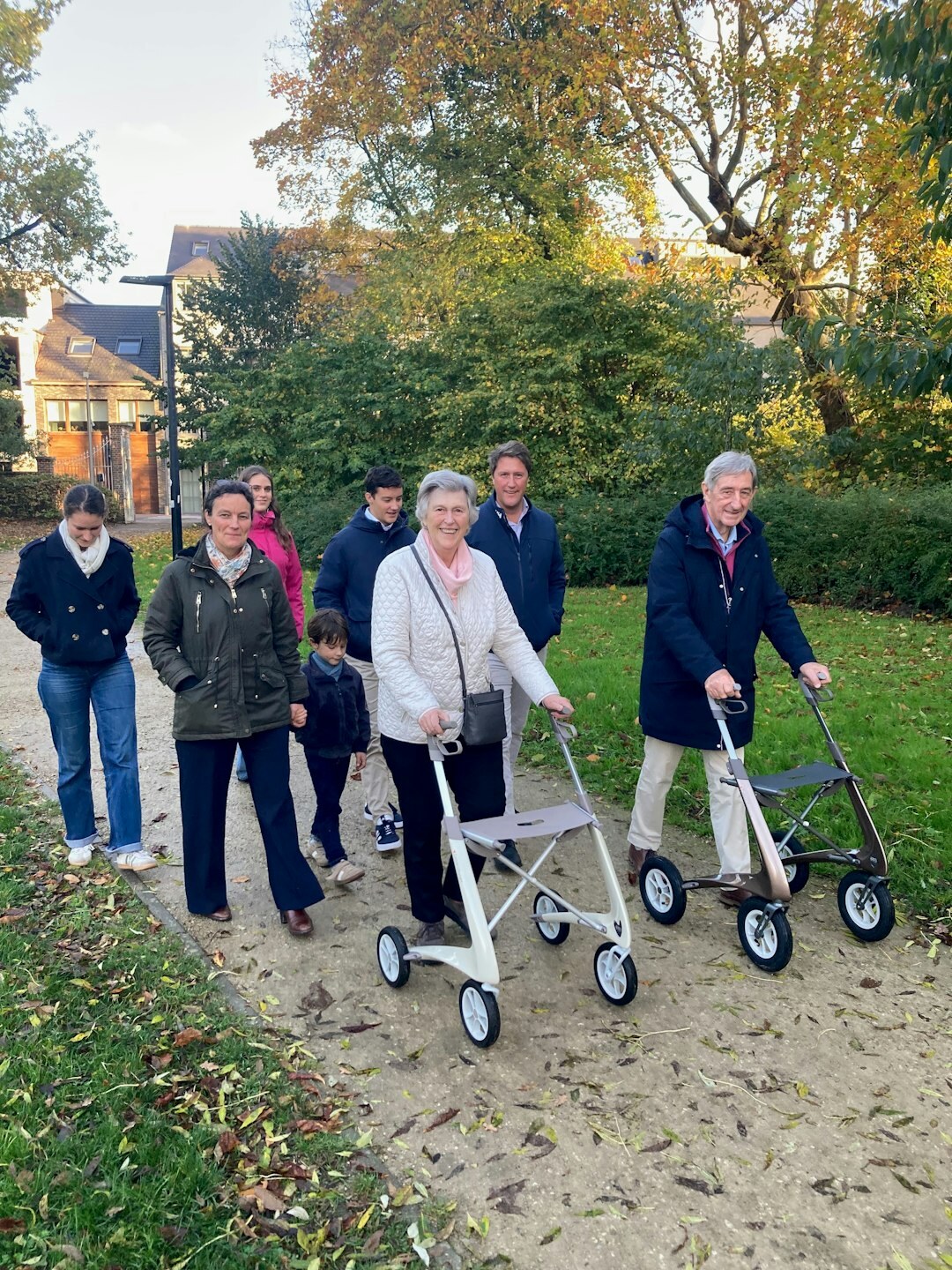 seniors on guided tour