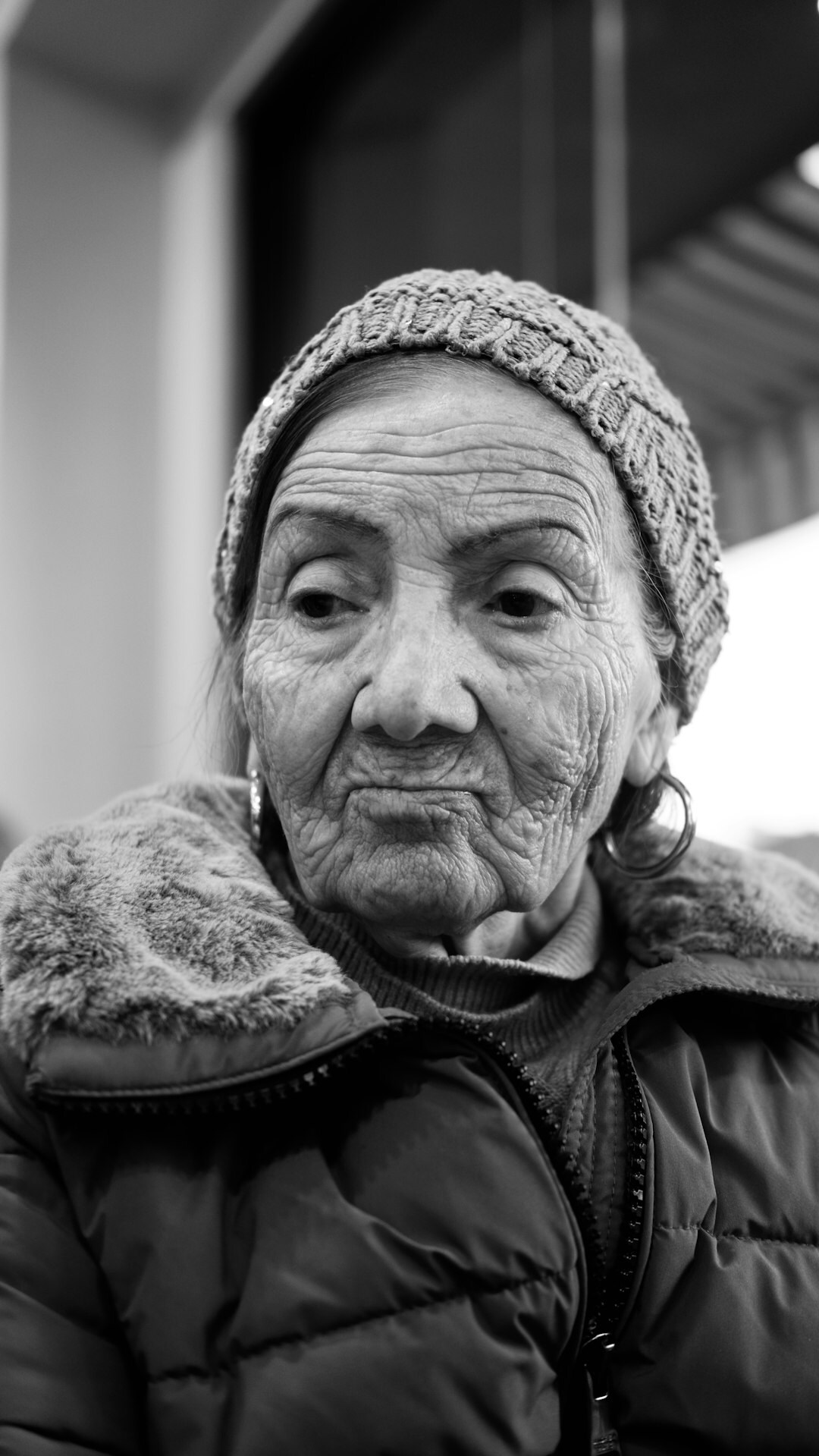 senior woman smiling warmly